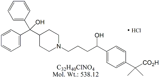 Fexofenadine Hcl